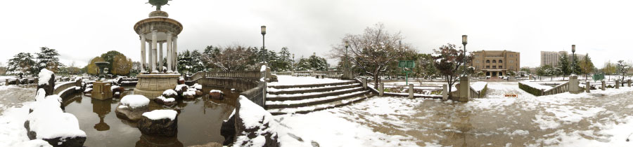 鶴舞公園冬景色